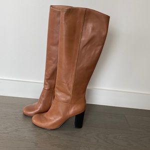 New tall boots.  Stunning color.